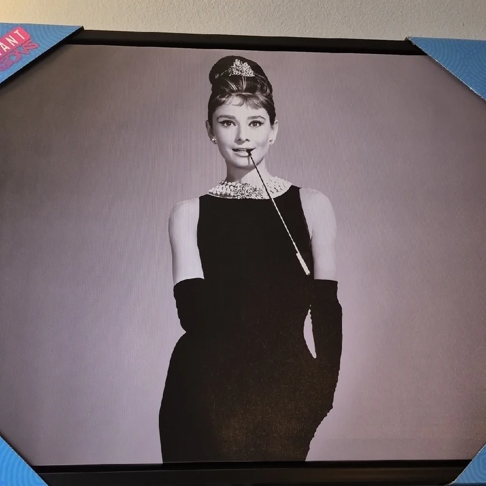 Audrey Hepburn Vibrant Creations Canvas Art